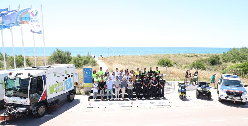 «Respira tranquil·litat, gaudeix la qualitat», el lema de la nova temporada de platges de Gavà  que convida a viure-les amb salut